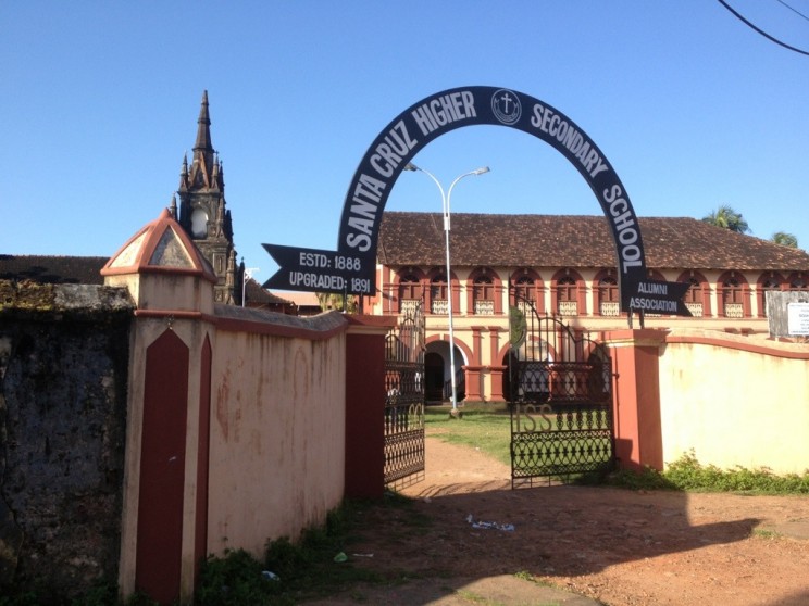 Santa Cruz Higher Secondary School in Fort Kochin (Kochi), Kerala