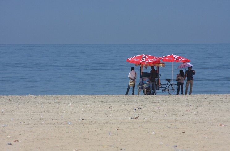 Ciekawe miejsca w Indiach południowych: Alleppey Beach - jedna z największych atrakcji miasteczka Alleppey (Alappuzha), Kerala