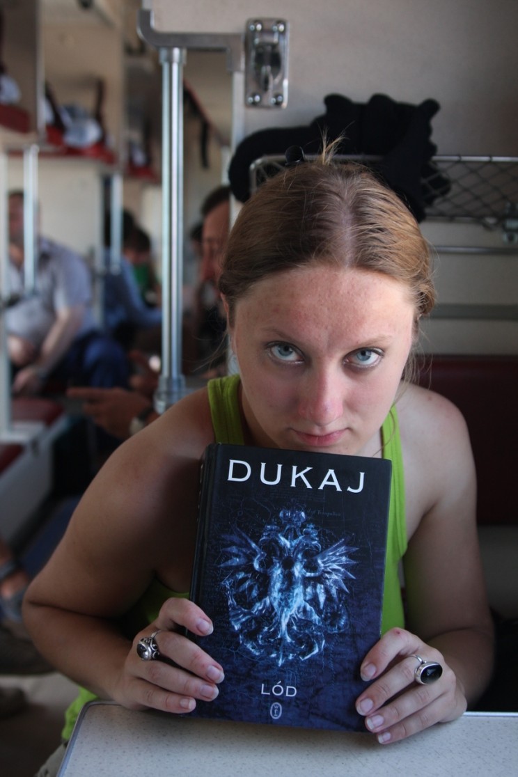 Książka Dukaja w podrózy Koleją Transsyberyjską na Syberię