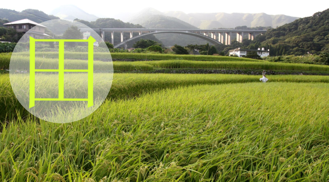 Kanji tygodnia: pole ryżowe (田)