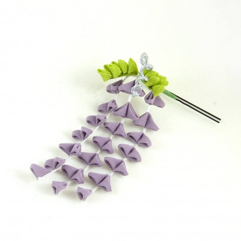 Fuji kanzashi by Wisteria Gardens