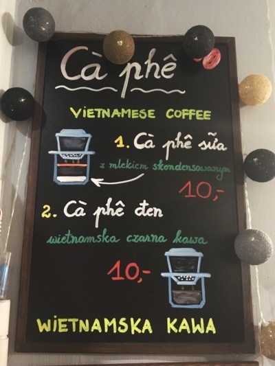 Viet Food Street Bistro: kawa po wietnamsku - cà phê