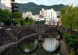 Ciekawe miejsca w Japonii: Most Okularowy - Meganebashi (Nagasaki)