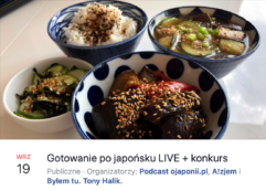 Gotowanie po japońsku na żywo (zaproszenie na spotkanie LIVE)
