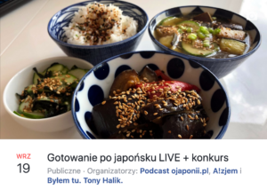 Gotowanie po japońsku na żywo (zaproszenie na spotkanie LIVE)