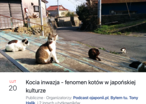 Kocia inwazja - koty w japońskiej kulturze (zaproszenie na spotkanie LIVE)