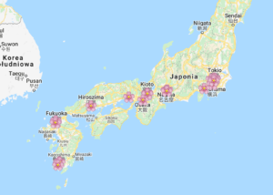 Najlepsze miejsca w Japonii do oglądania kwitnących wiśni (sakura) - lista i mapa