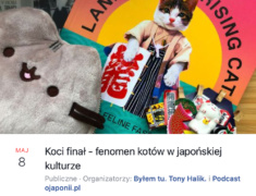Koci finał - fenomen kotów w japońskiej kulturze (zaproszenie na spotkanie LIVE)