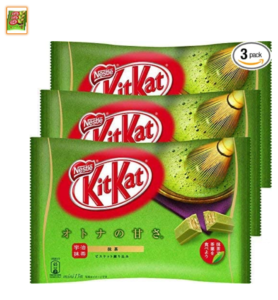 Prezenty dla fana Japonii: japońskie słodycze (KitKat Matcha)