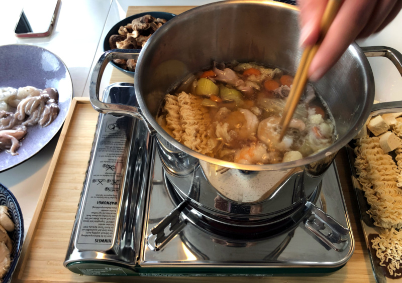 Nabe / nabemono: przepis na yosenabe z owocami morza