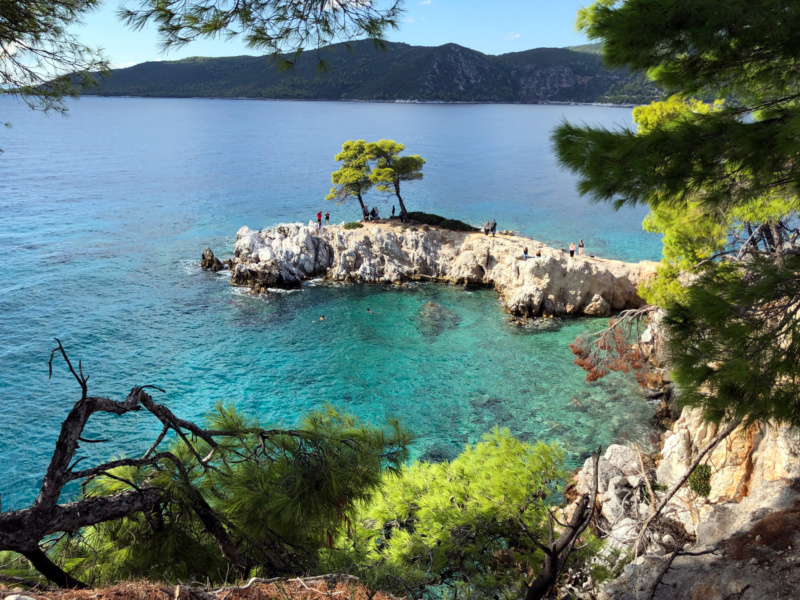 Wyspa Skopelos: Półwysep Amarandos aka. "Trzy Sosenki" (miejsca z filmu Mamma Mia!)